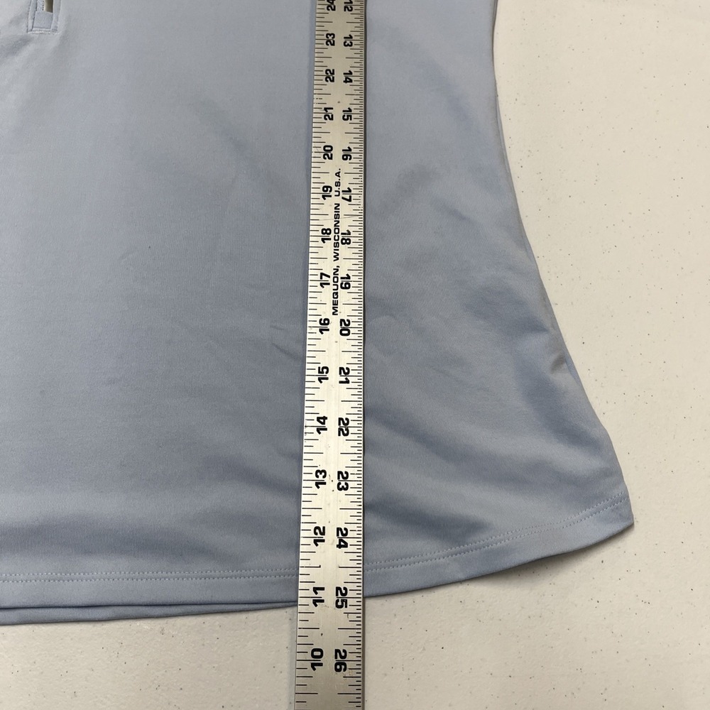 Under Amour UA Launch Pro Half Zip Pullover‎ Womens XL Light Blue Performance - Picture 10 of 11